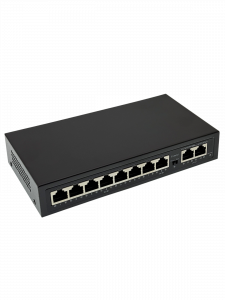Коммутатор (свитч) на 8 POE ( 802.3af/at ) портов +2 Ethernet порта 100Mbs Орбита OT-VNP36